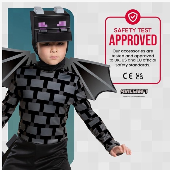 Disguise Minecraft Ender Dragon Costume for Kids, Video Game - Picture 5 of 6